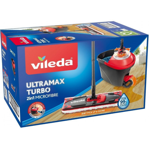 Vileda ultramax turbo felmosó szett (pedálos+hosszúkás felmosófej)