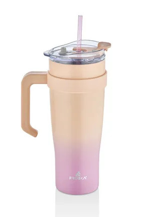FROSKA hőtartó termosz szívószállal 1000 ml, zárható tetővel